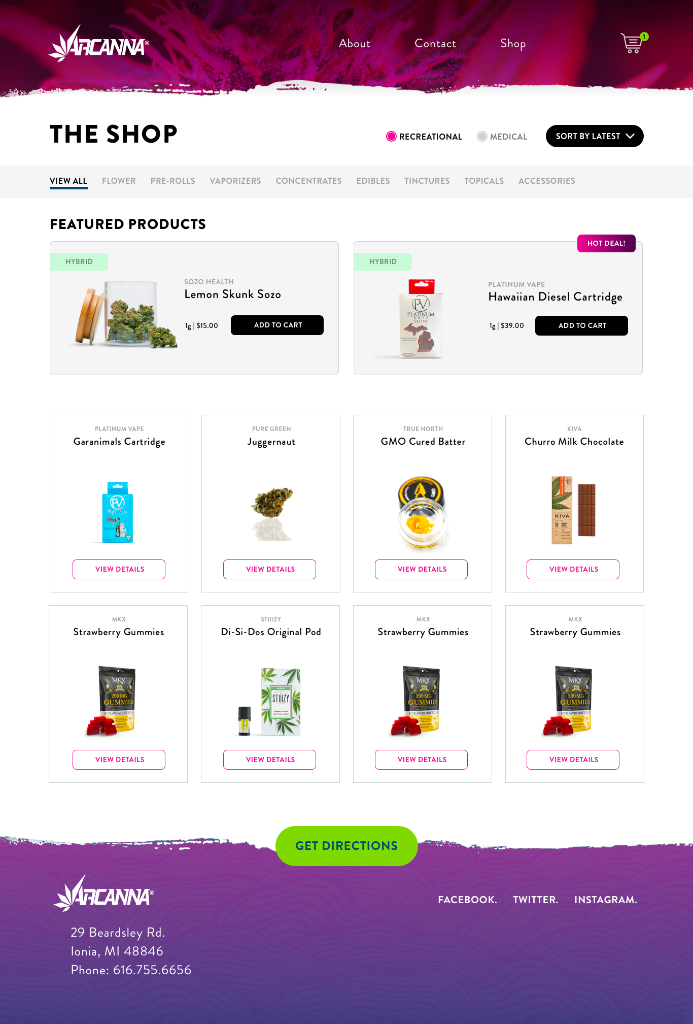 Arcanna Ecommerce Platform